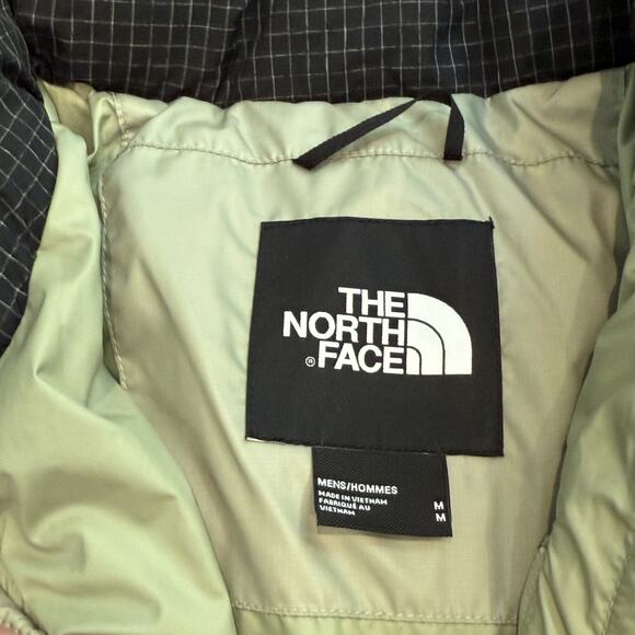 The North Face Rusta Puffer Jacket Mens Medium Tea Green Black Winter Coat NWT - Picture 4 of 16